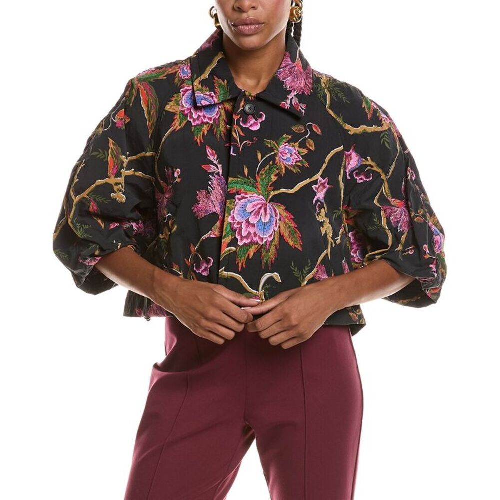 Diane Von Furstenberg Womens Naomi Jacket, Black